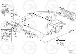 101400 Hydraulic system, suction line BL71PLUS S/N 10495 -, Volvo Construction Equipment