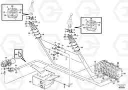 104308 Servo system, Excavator controls BL71 S/N 16827 -, Volvo Construction Equipment