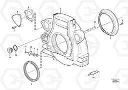 28742 Flywheel housing L180E HIGH-LIFT S/N 8002 - 9407, Volvo Construction Equipment