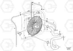 86779 Cooling pipes L40B S/N 1911500 - S/N 1921500 -, Volvo Construction Equipment