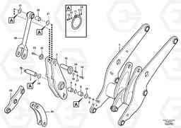 44530 Rear links with assembly parts L60E, Volvo Construction Equipment