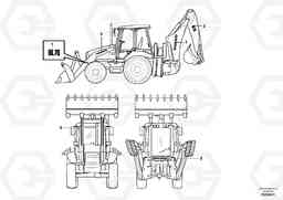 69605 Sign plates and decals BL70 S/N 11489 -, Volvo Construction Equipment