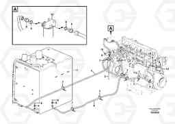 90385 Fuel pipe - Fuel tank EW210C, Volvo Construction Equipment