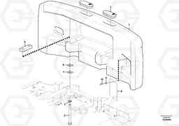 95438 Counterweights EW210C, Volvo Construction Equipment