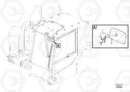 15159 Rear view mirror EW180C, Volvo Construction Equipment