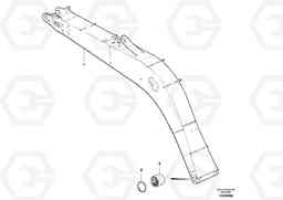 64397 Boom and grease piping EW230C, Volvo Construction Equipment