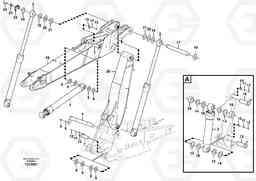 101818 Links to boom, adjustable EW210C, Volvo Construction Equipment