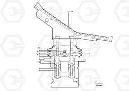 14044 Pedal valve EW140C, Volvo Construction Equipment