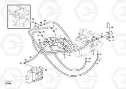 40938 Load sensing line L180F, Volvo Construction Equipment