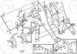 47406 Central lubrication with fitting parts. B2 L90F, Volvo Construction Equipment