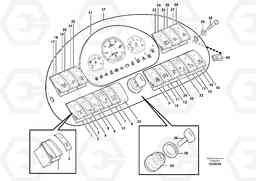 104278 Switch panel BL71PLUS S/N 10495 -, Volvo Construction Equipment