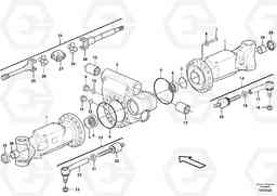 83390 Front axle, Shaft cover EW210C, Volvo Construction Equipment