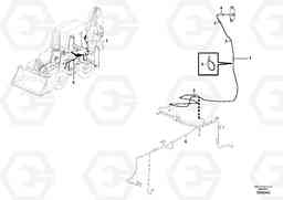 4087 Cable harness to safety valve on boom BL71, Volvo Construction Equipment