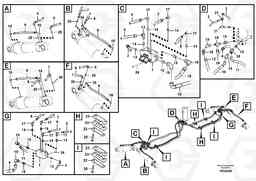 102437 Working hydraulics, front and rear outrigger EW210C, Volvo Construction Equipment