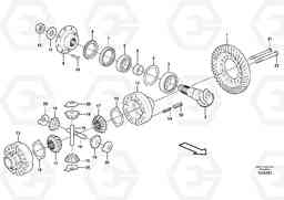 100719 Front axle, Differential EW210C, Volvo Construction Equipment