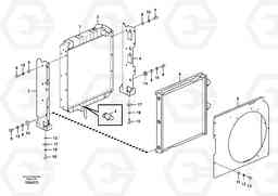 54517 Radiator EC55C S/N 110001- / 120001-, Volvo Construction Equipment