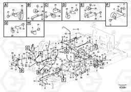 19664 Cable and wire harness, main EC460C S/N 115001-, Volvo Construction Equipment