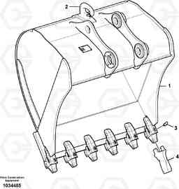 18078 Bucket EC140B, Volvo Construction Equipment