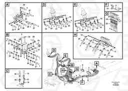 102374 Servo system, control valve to remote control valve PL4611, Volvo Construction Equipment