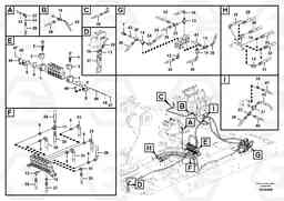 53402 Servo system, control valve piping. PL4611, Volvo Construction Equipment