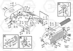 33161 Cowl frame, cover and hood EC210B, Volvo Construction Equipment