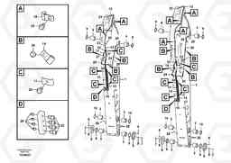 103858 Dipper arm and grease piping with piping seat EC330C, Volvo Construction Equipment