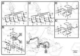 54185 Servo system, control valve to remote control valve EC700BHR HIGH REACH DEMOLITION, Volvo Construction Equipment