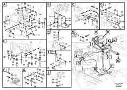 42076 Servo system, control valve piping. EC700BHR HIGH REACH DEMOLITION, Volvo Construction Equipment