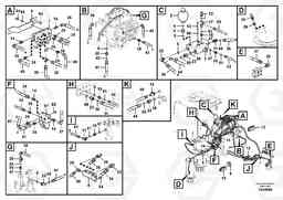 83017 Servo system, control valve to solenoid valve PL4608, Volvo Construction Equipment