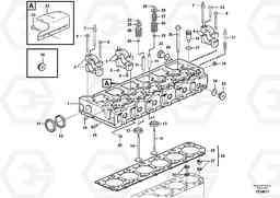 21889 Cylinder head T450D, Volvo Construction Equipment