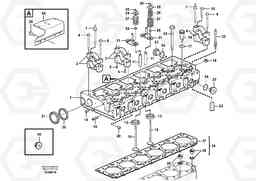 63384 Cylinder head A35D, Volvo Construction Equipment