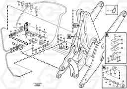 51355 Central lubrication with fitting parts. B4 L110F, Volvo Construction Equipment