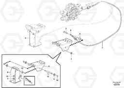 44180 Standard foot controls MC70B S/N 71000 -, Volvo Construction Equipment