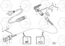 48521 Engine heater. L350F, Volvo Construction Equipment