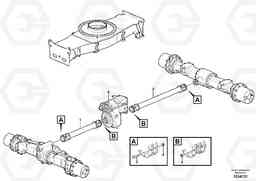 85456 Propeller shafts and assembling EW210C, Volvo Construction Equipment