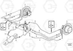 71075 Hydraulic circuit ( lower frame ) ECR28 TYPE 601, Volvo Construction Equipment