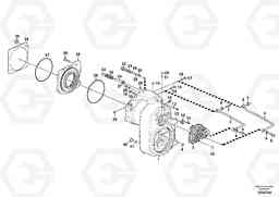 84132 Transfer gear box EW210C, Volvo Construction Equipment