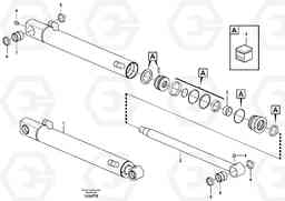 44560 Bucket cylinder EC27C, Volvo Construction Equipment