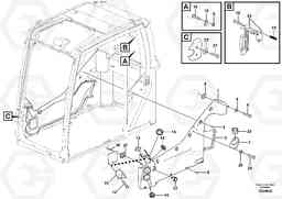 86038 Interior components EW160C, Volvo Construction Equipment