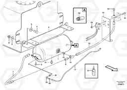 1676 Compressed-air reservoir with fitting parts G900 MODELS S/N 39300 -, Volvo Construction Equipment