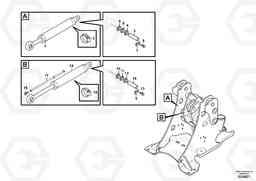 67663 Lifting- and tilt cylinder with assembly parts. L25F, Volvo Construction Equipment