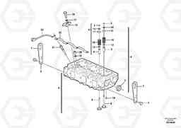 42358 Cylinder head ECR38 TYPE 602, Volvo Construction Equipment