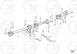 7843 Propeller shafts with fitting parts L220F, Volvo Construction Equipment