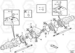 64033 Planet shaft, rear L50F, Volvo Construction Equipment