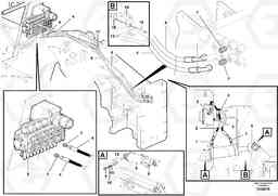 106594 Single wheel lean circuit - D7 G900 MODELS S/N 39300 -, Volvo Construction Equipment