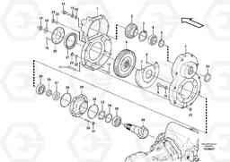 85186 Transfer gear box L50F, Volvo Construction Equipment