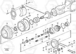 88581 Hub reduction, motorunit A35D, Volvo Construction Equipment