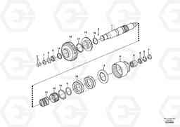 30893 Hydraulic connection, Reverse G900 MODELS S/N 39300 -, Volvo Construction Equipment