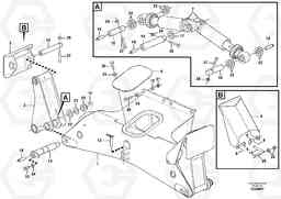 31496 Outrigger with flexible plates EW180C, Volvo Construction Equipment