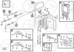 56395 Central lubrication with fitting parts. B3 L220F, Volvo Construction Equipment